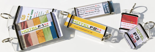 Plexiglas Fotoschlüsselanhänger