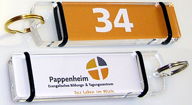 Schlüsselanhänger Alu Design